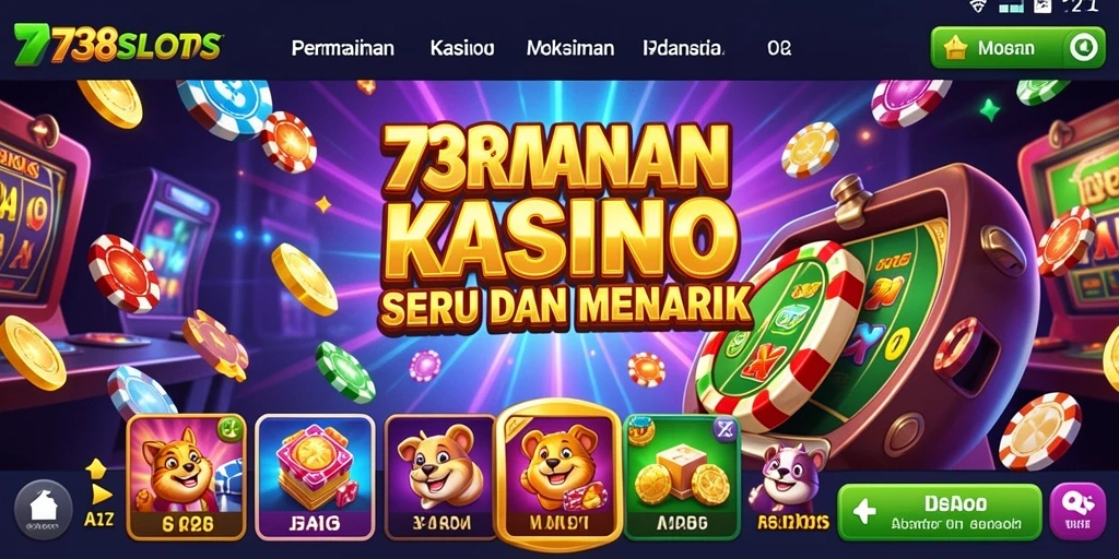 Screenshot gameplay 738SLOTS yang menampilkan keseruan bermain slot.