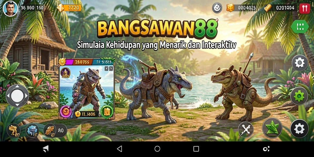 Tampilan gameplay BANGSAWAN88 yang interaktif dan realistis.