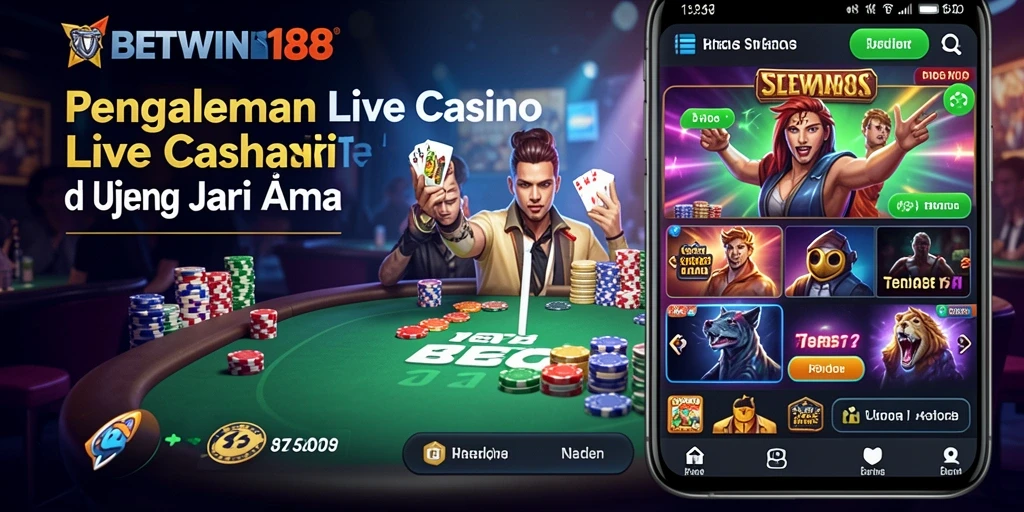 Gameplay Live Casino BETWIN188 dengan dealer langsung yang interaktif.