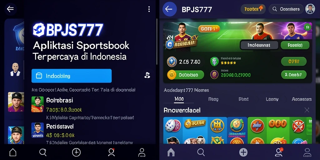 Tampilan menarik dari gameplay aplikasi Sportsbook BPJS777.