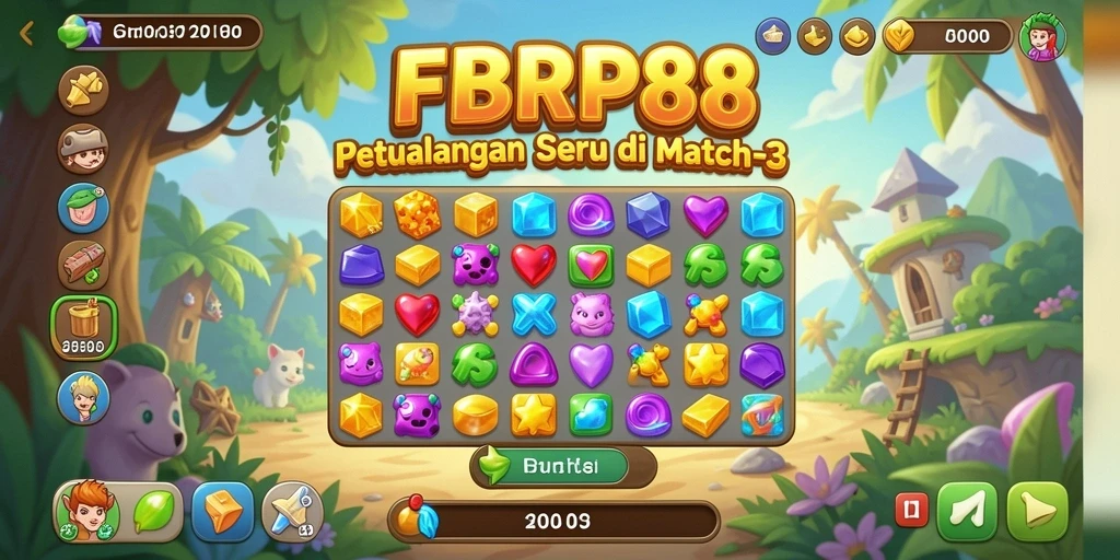 Gameplay seru dan berwarna di FBRP88.
