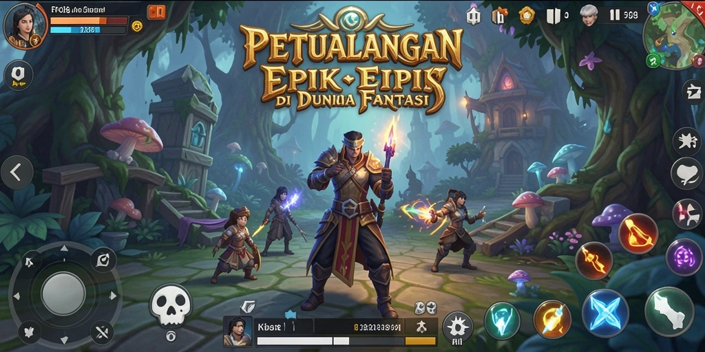 Tampilan gameplay FO8 yang mendebarkan dengan aksi RPG yang seru.