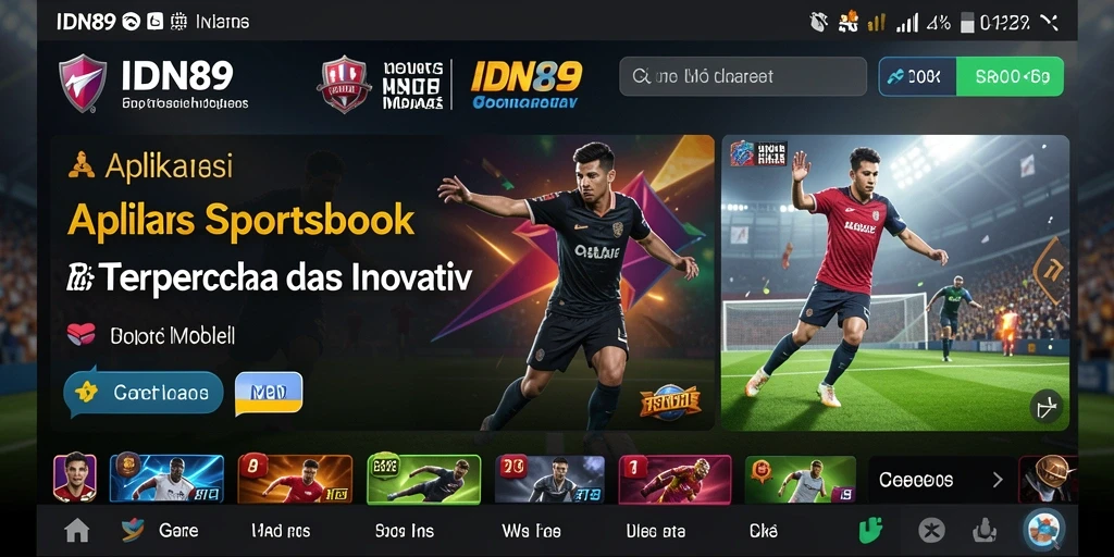 Tampilan menarik dari gameplay Sportsbook di IDN89.