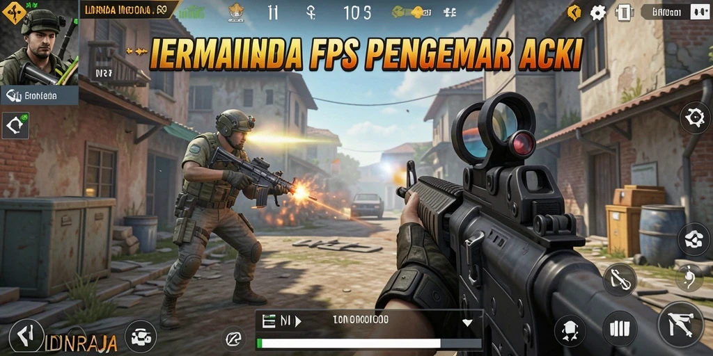 Tampilan screenshot gameplay <strong>IDNRAJA</strong> yang mendebarkan dan penuh aksi.