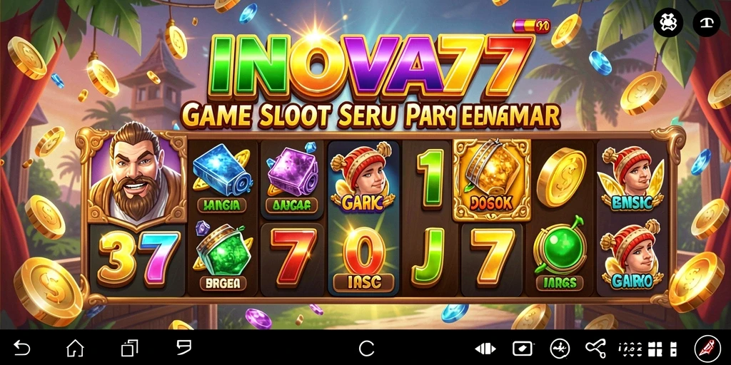 Tampilan gameplay Slot yang menakjubkan di INOVA77.