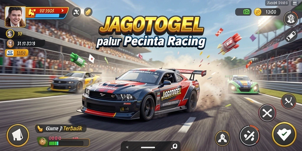 Gameplay mendebarkan JAGOTOGEL dengan balapan penuh aksi.