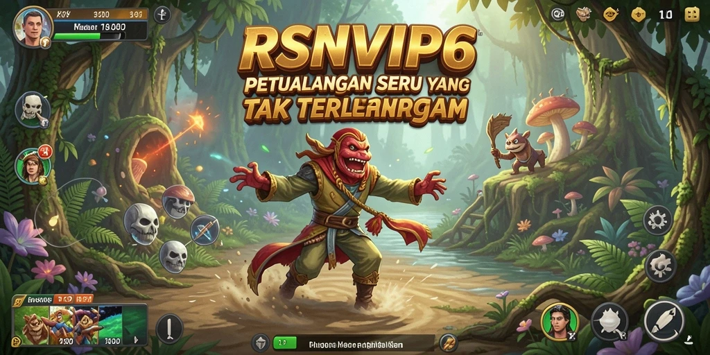 Tampilan gameplay seru dalam RSNVIP6 dengan petualangan yang menegangkan.
