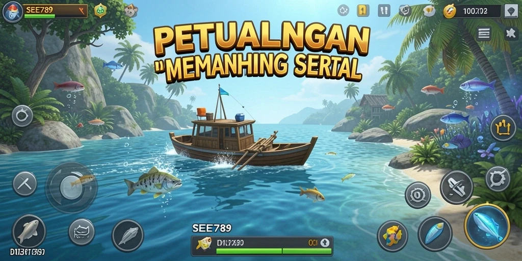 Gameplay menarik dari SEE789 dengan berbagai lokasi memancing.